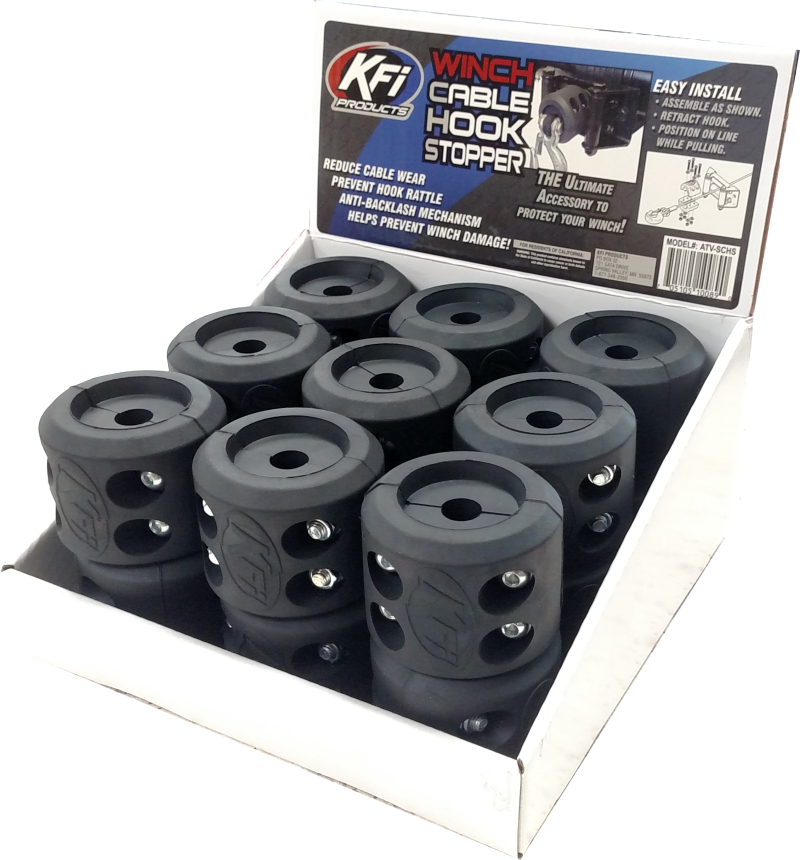 KFI Cable Hook Stopper Pk 18 - BOX-SCHS