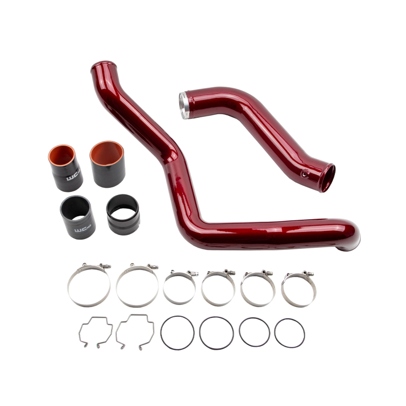 Wehrli 20-24 Duramax L5P 4in Intake Resonator Pipe - Sparkle Bomber Orange - WCF100720-SBO