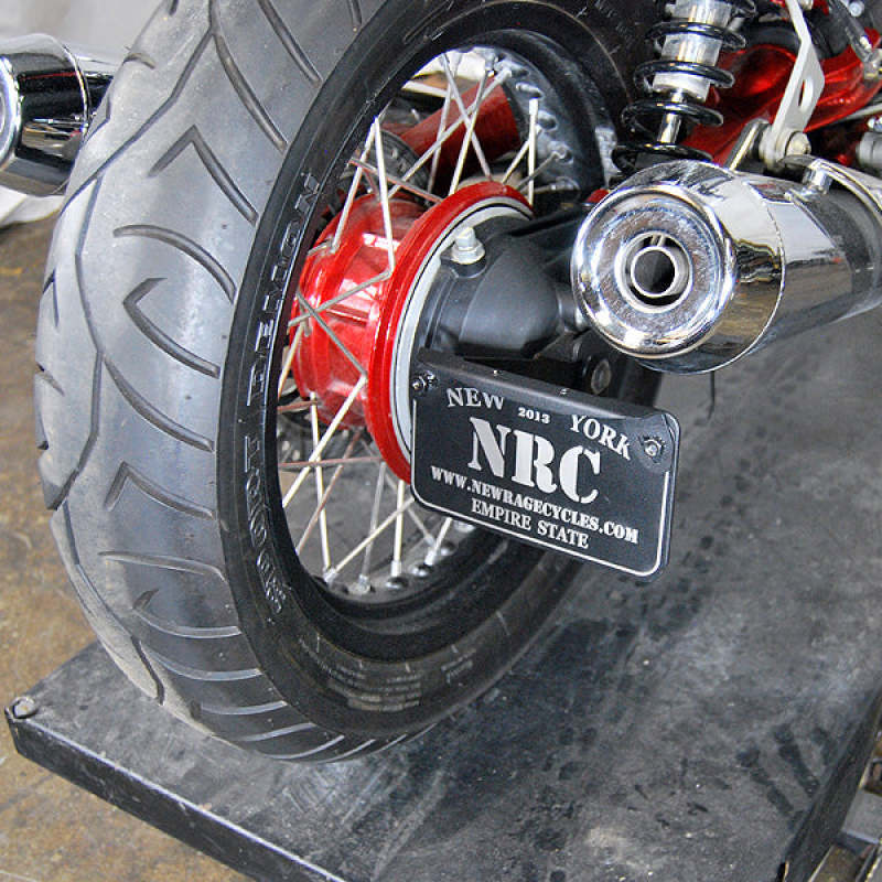 New Rage Cycles 13+ Moto Guzzi V7 Side Mount License Plate - GUZZI-SIDE