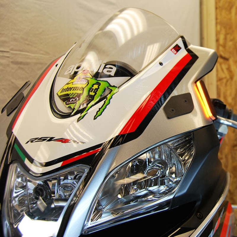 New Rage Cycles 09-20 Aprilia RSV4 Front Turn Signals - RSV4-FB