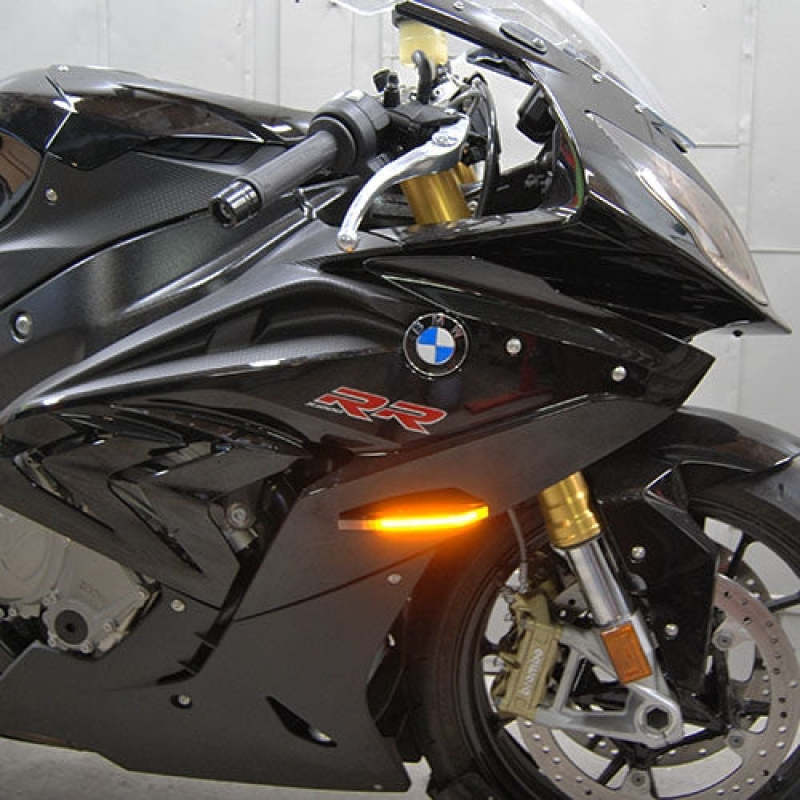 New Rage Cycles 09-19 BMW S1000RR LED Front Turn Signals w/Load EQ - S1000RR-FB-L
