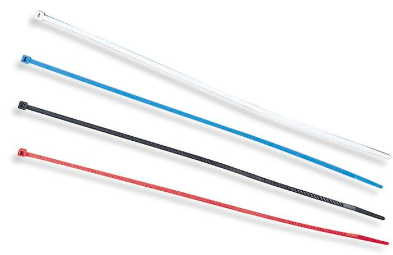 Uni FIlter 11in Cable Ties - White Blue Red Black (50 per bag) - UCT-11