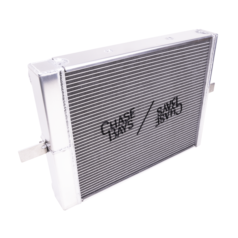 Chase Bays BMW E30/E36/E46 -16AN Tucked Aluminum Radiator w/16in 2200 CFM Ultra Fan - CB-E306RAD-16AN-16UFAN