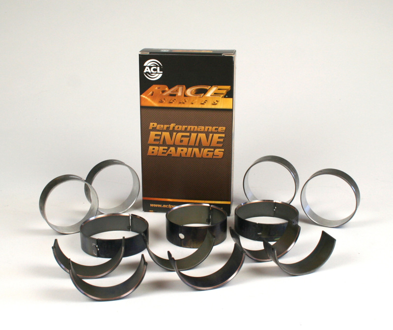 ACL 1962-1998 Ford Prod V8 255/289/302 .01mm Oversized Main Bearing Set - 5M590P-01
