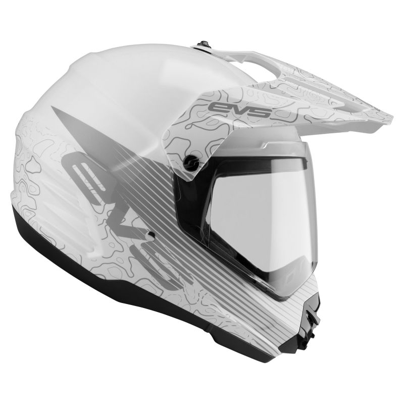 EVS Dual Sport Helmet Venture Arise White - Large - DSHE18VA-W-L