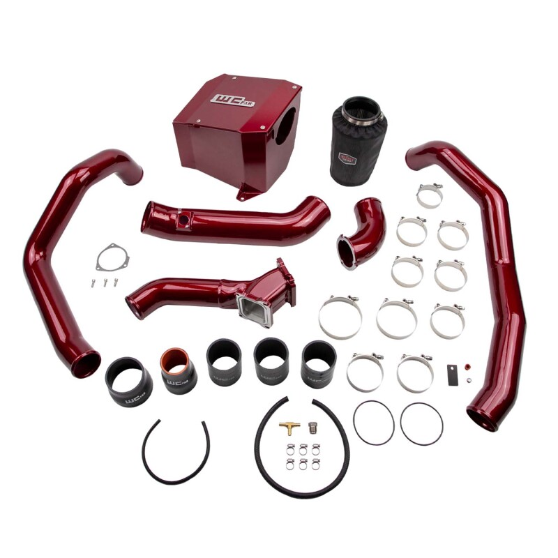 Wehrli 01-04 Duramax LB7 Stage 2 High Flow Bundle Intake Bundle Kit - Bengal Silver - WCF100435-BS