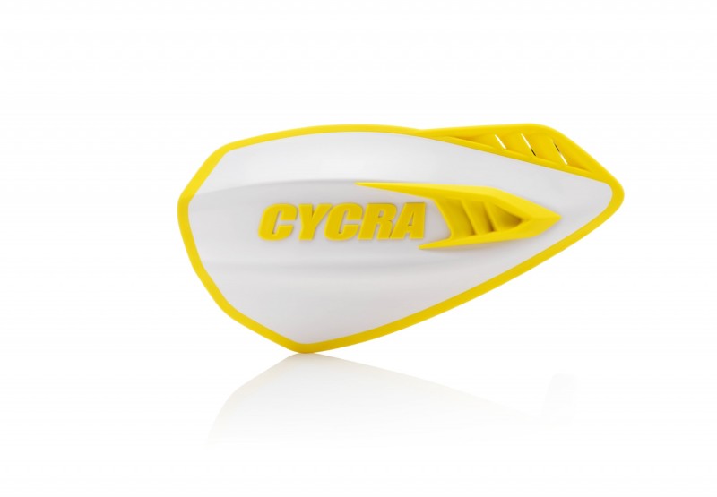 Cycra Cyclone MX - White/Yellow - 1CYC-0056-234