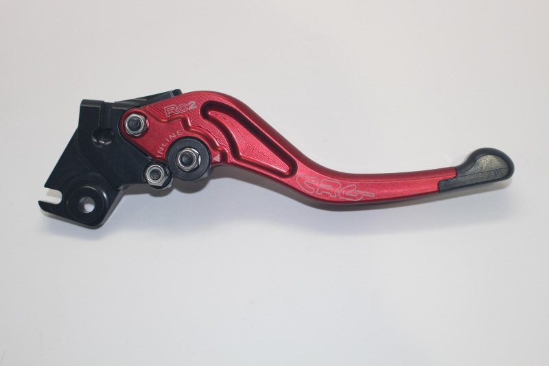 CRG 08-12 Kawasaki Ninja 250R RC2 Clutch Lever - Short Red - 2AN-683-H-R