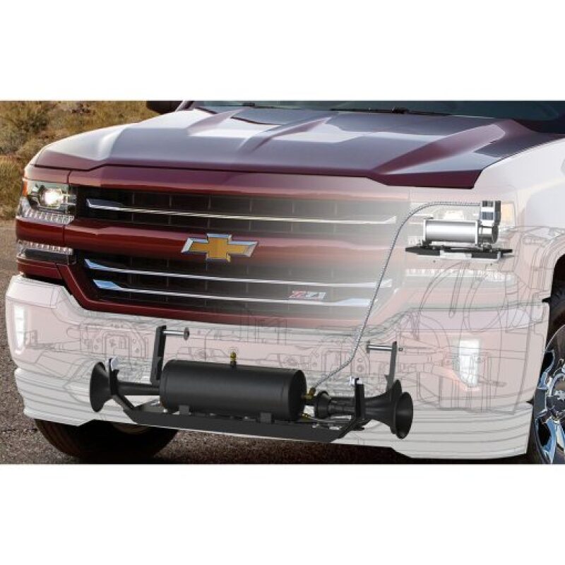 Kleinn 07-13 Chevrolet Silverado/ Sierra Onboard Air System w/ Model 230 Horns - GM1500-230