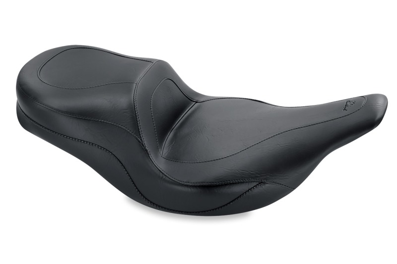 Mustang 80-88 Harley Electra Glide & Tour Glide Sport Touring 1PC Seat - Black - 75047