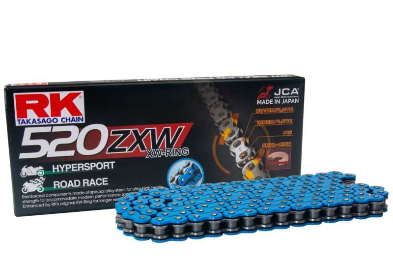RK Chain BB520ZXW-150L XW-Ring - Blue - BB520ZXW-150