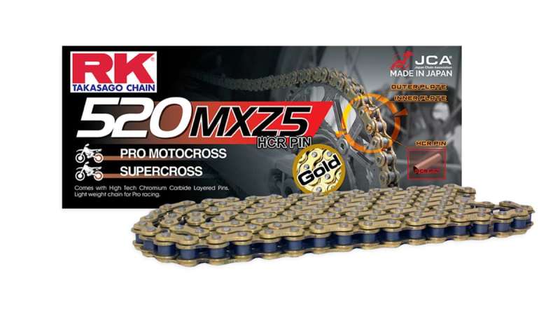 RK Chain GB520MXZ5-120L - Gold - GB520MXZ5-120