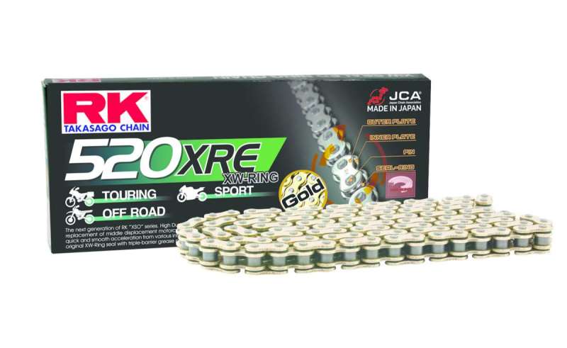 RK Chain GB520XRE-90L XW-Ring - Gold - GB520XRE-90