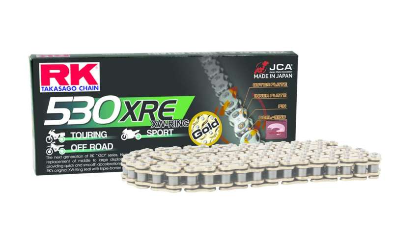 RK Chain GB530XRE-102L XW-Ring - Gold - GB530XRE-102