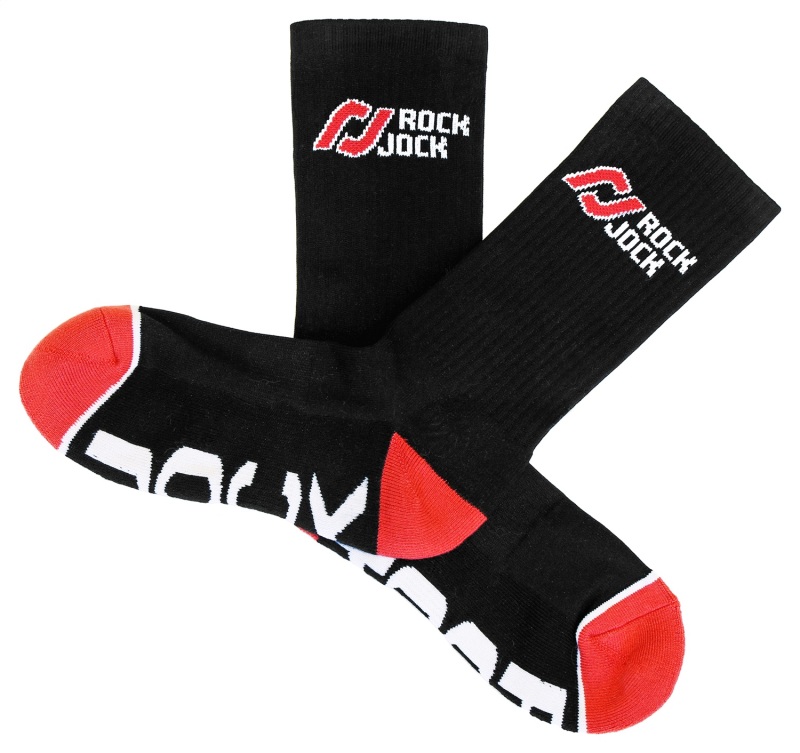 RockJock Socks Black w/ Red and White Logo - RJ-717001-1