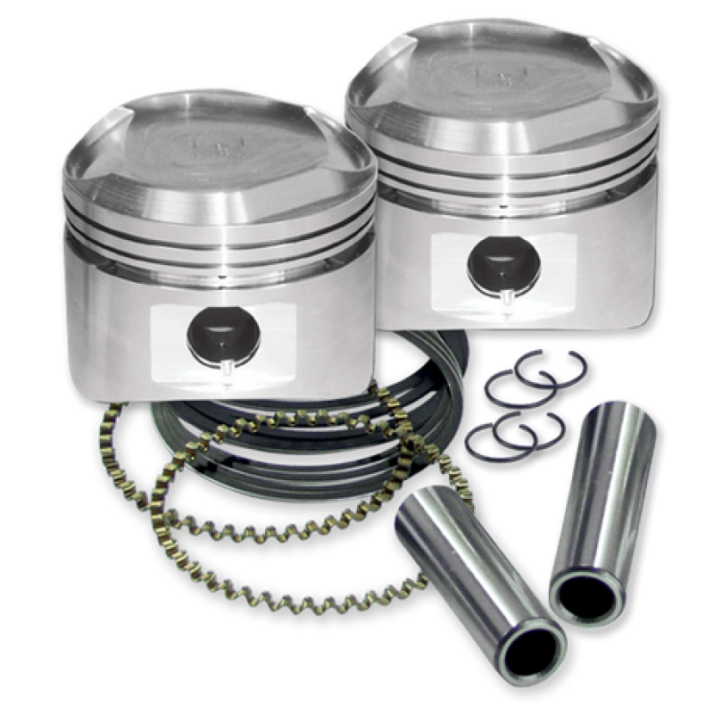 S&S Cycle 84-99 3-1/2in x 4-1/4in Standard 80in Piston Set - 92-2026