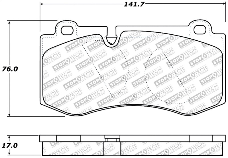 StopTech Performance Brake Pads - 309.12230