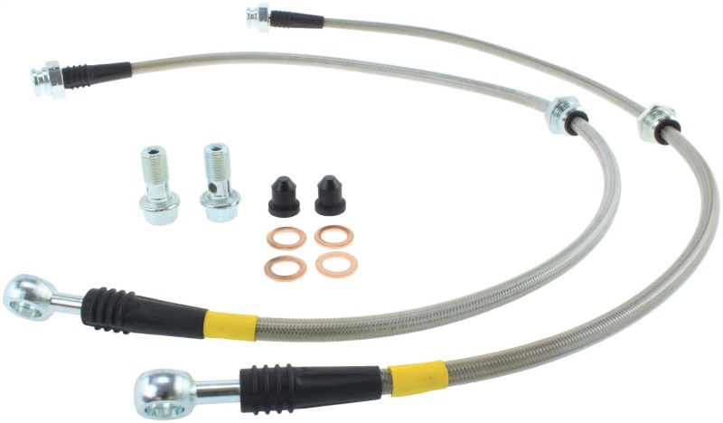 StopTech 03-08 Infiniti FX35/FX45/FX50 Stainless Steel Front Brake Lines - 950.42000