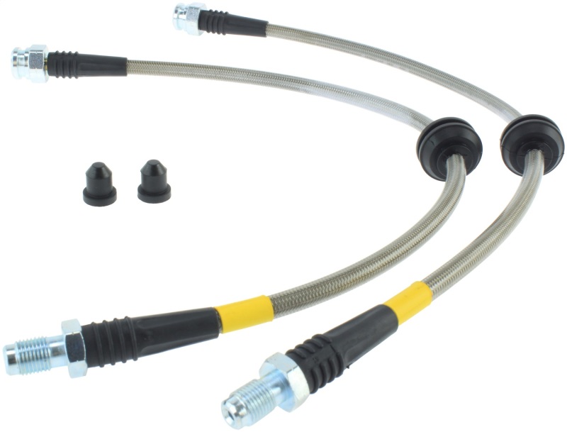 StopTech 07-09 Mazdaspeed3 / 04-07 Mazda 3 Stainless Steel Rear Brake Lines - 950.61504