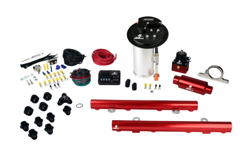 Aeromotive 10-17 Mustang GT Stealth A100 Street Fuel Pump System w/Fuel Rails - 17325