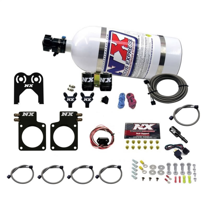 Nitrous Express Nissan GT-R Nitrous Plate Kit (35-300HP) w/10lb Bottle - 20717-10