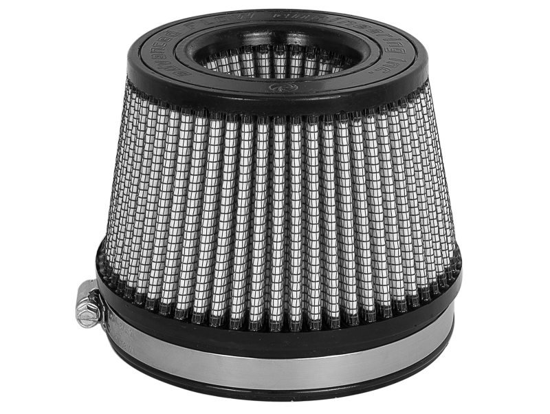 aFe MagnumFLOW Dry S Air Filter 5in. F x 5-3/4in. B x 4-1/2in. T (INV) x 3-1/2in. H - 21-91130