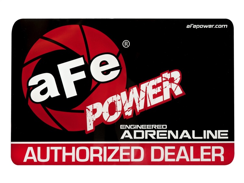 aFe Power Marketing Promotional PRM Cling Window: aFe Power Dealer (Medium) - 40-10080