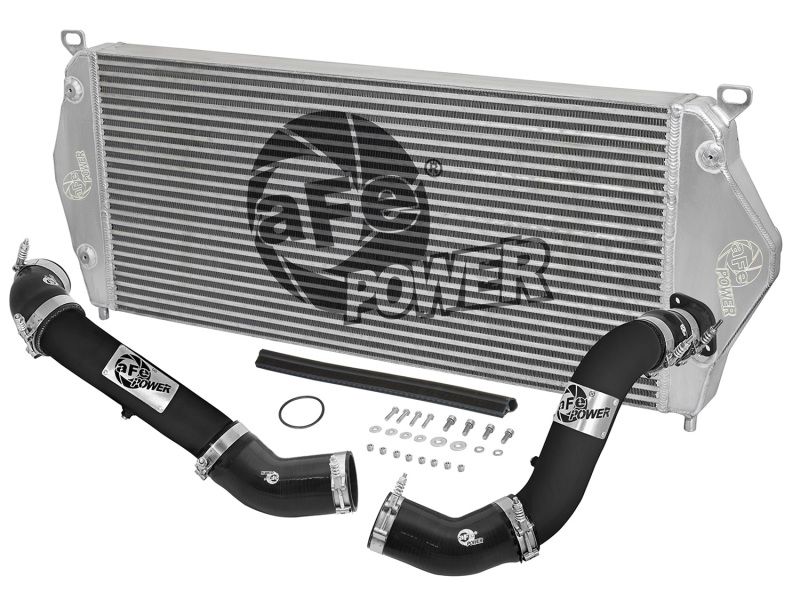 aFe BladeRunner Intercooler w/ Black Tubes 16-17 Nissan Titan XD V8 5.0L (td) - 46-20282-B