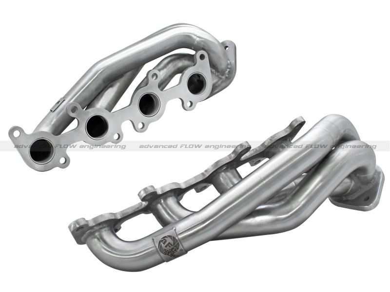 aFe Twisted Steel Headers SS-409 11-14 Ford F-150 V8 5.0L *Race Only* - 48-43001