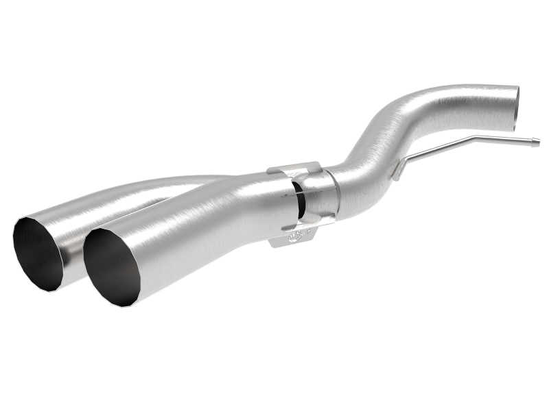 aFe Rebel DPF-Back 409 SS Exhaust System w/Dual Polished Tips 18-19 Ford F-150 V6 3.0L (td) - 49-43108-P