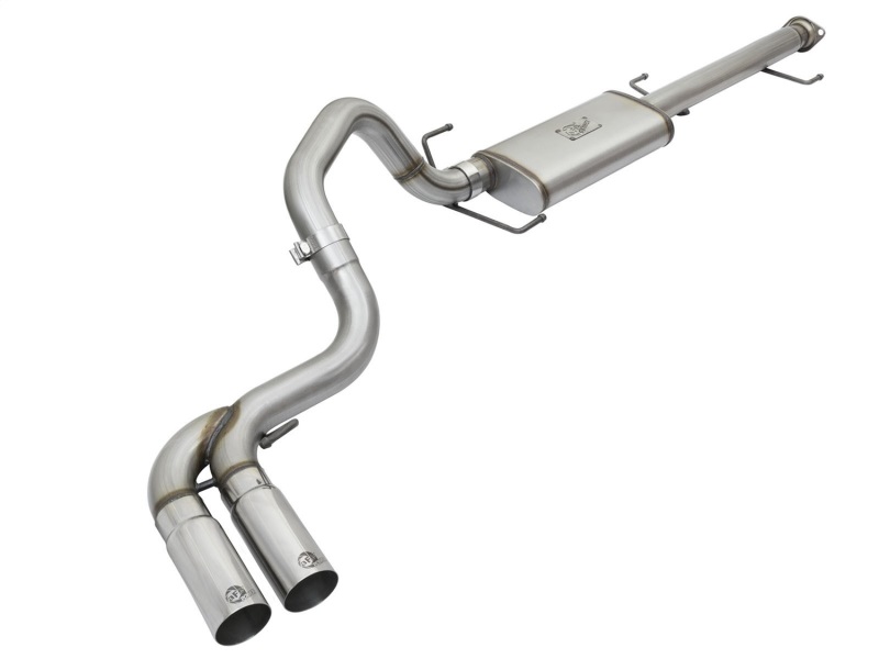 aFe Rebel Series 3in Stainless Steel Cat-Back Exhaust System w/Polished Tips 07-14 Toyota FJ Cruiser - 49-46030-P