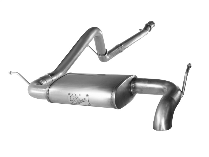 aFe MACHForce XP Exhausts Cat-Back SS-409 EXH CB Jeep Wrangler 2012 V6-3.6L (2 Dr) - 49-46214