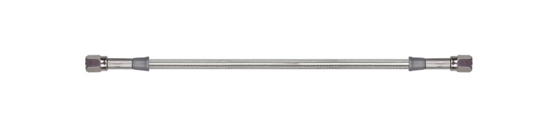 Goodridge 37in Universal Brake Line Assembly Clear Hose w/Stainless Steel Fittings - 30337TC-CL