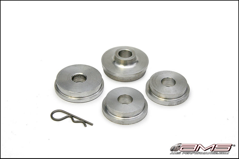 AMS Performance 03-07 Misubishi EVO VIII/IX 6 Speed Shifter Bushings (2 Piece Under Hood) - AMS.01.03.0111-1