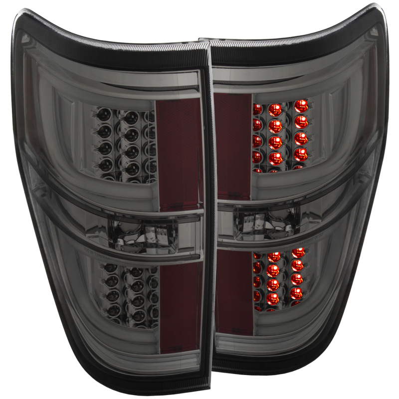 ANZO 2009-2013 Ford F-150 LED Taillights Smoke - 311258