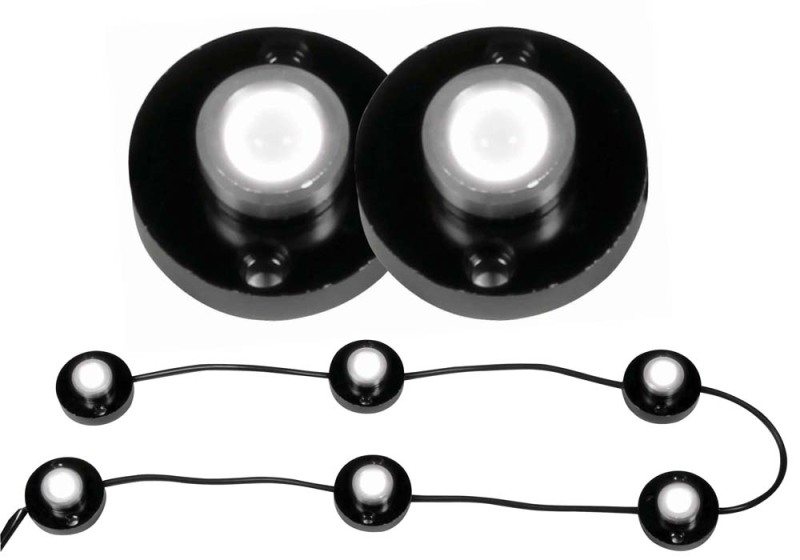 ANZO Bed Rail Lights Universal LED Heavy Duty 6 Pod LED Bed Rail/Rock Crawler Lighting - 861123