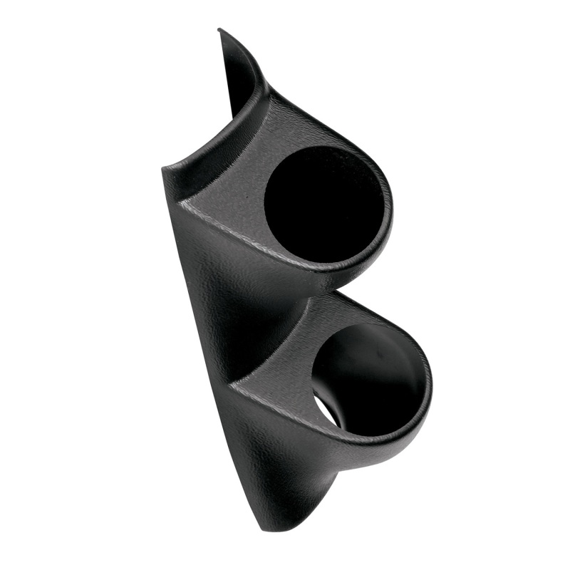 Autometer 79-93 Ford Mustang Dual 2 1/16 Inch Black Gauge Pod - 10100