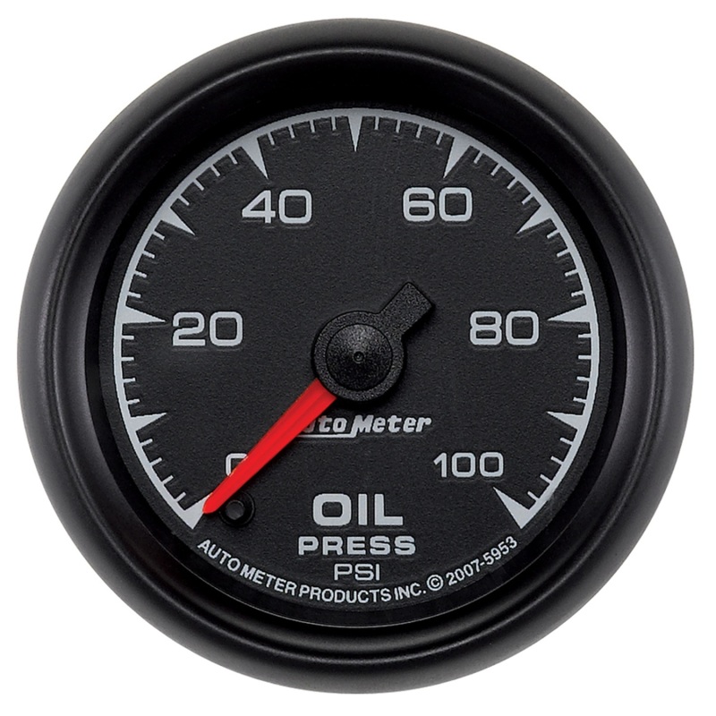 Autometer ES 52.4mm 0-100 PSI Oil Pressure Gauge - 5953