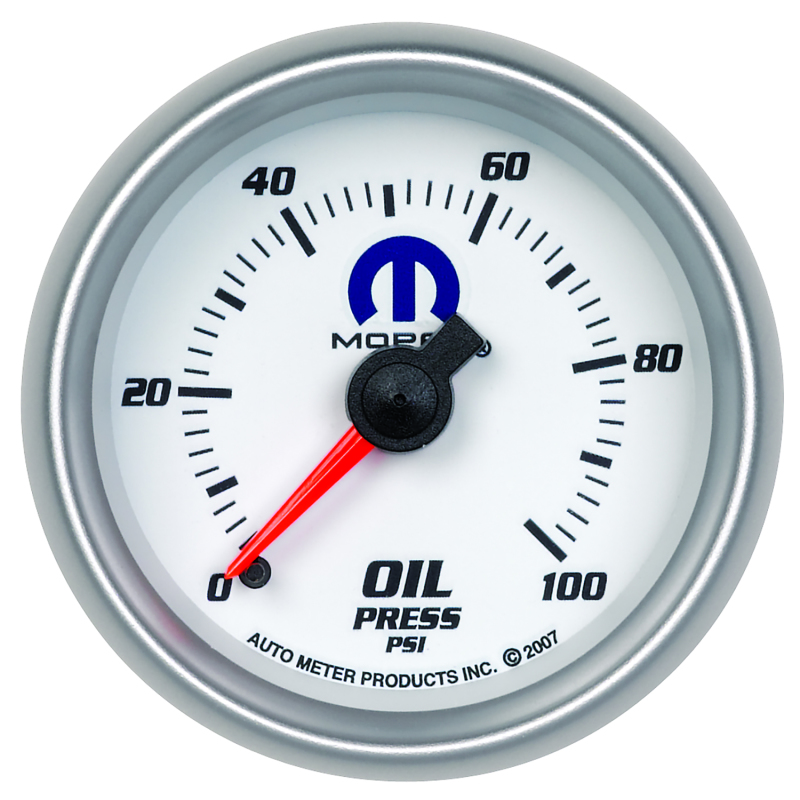 Autometer Mopar 52mm 0-100 PSI Oil Pressure Gauge - 880028