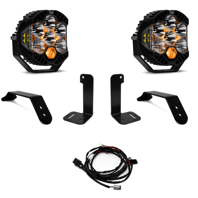 Baja Designs 2018+ Jeep JL/JT Dual LP6 Auxiliary Light Kit - 447659