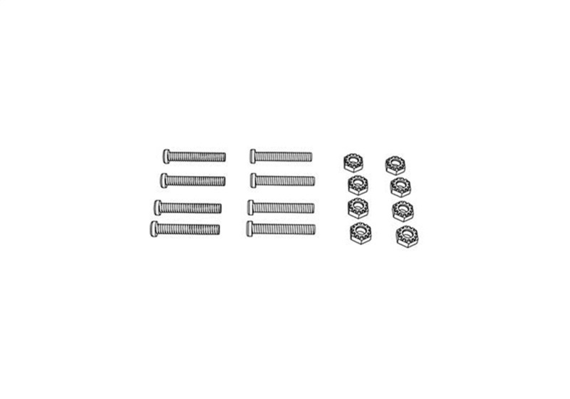 BAK System Folding Panels Mounting Repalcement Hardware - Qty 8 Nuts / 8 Screws - PARTS-276A0008