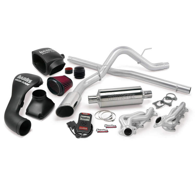 Banks Power 04-08 Ford 5.4L F-150 ECSB PowerPack System - SS Single Exhaust w/ Chrome Tip - 48532