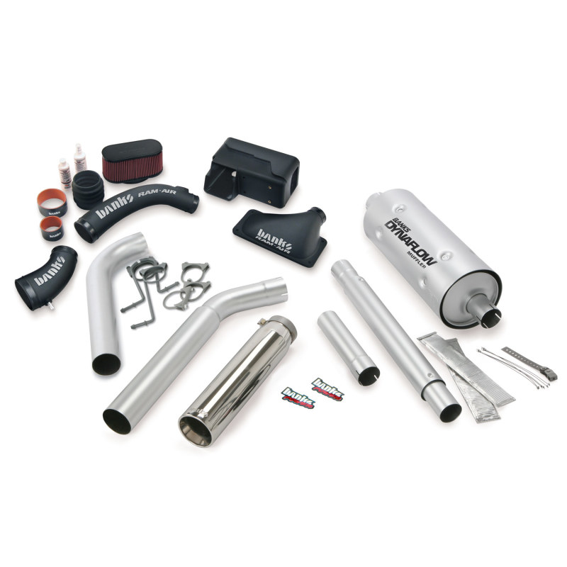 Banks Power 16-17 Ford 6.8L MH-A Stinger Bundle - SS Single Exhaust Right Exit w/ Chrome Tip - 49202