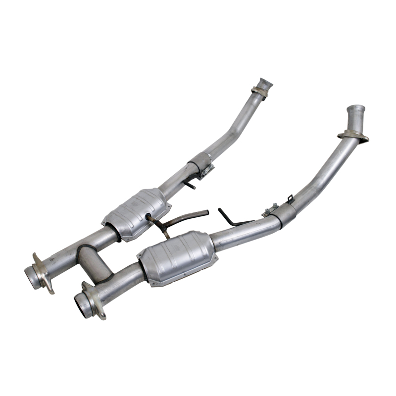 BBK 94-95 Mustang 5.0 High Flow H Pipe With Catalytic Converters - 2-1/2 - 1563