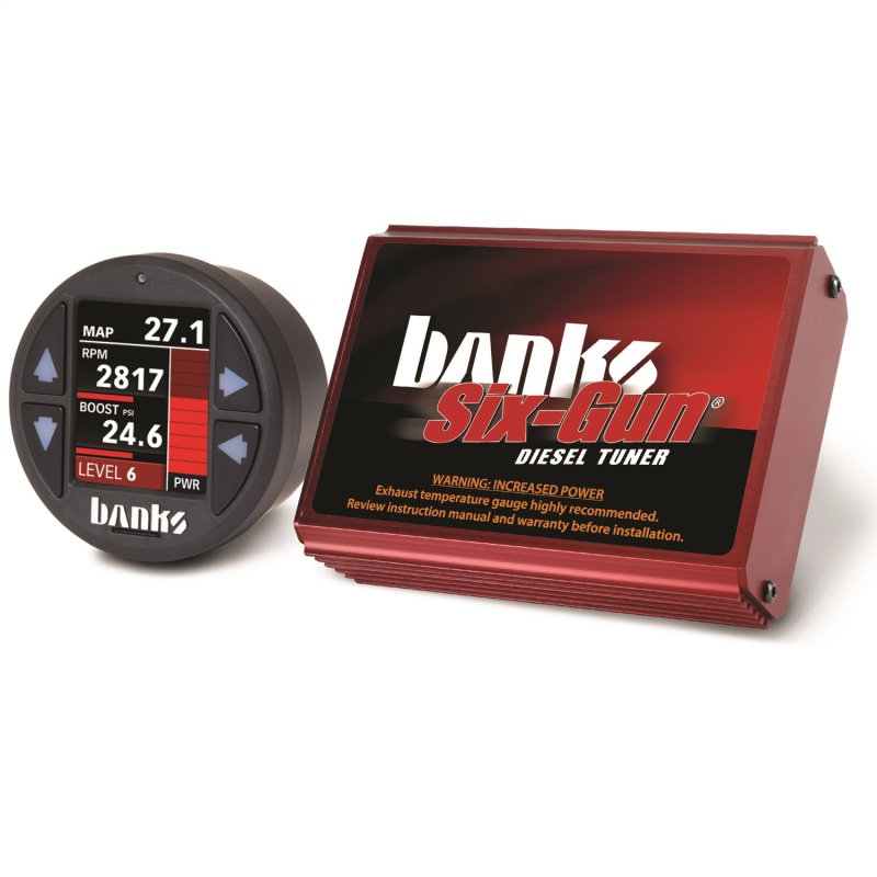 Banks 01-04 Chevy/GMC 2500/3500 6.6L LB7 Six-Gun Diesel Tuner w/ iDash-1.8 - 61410