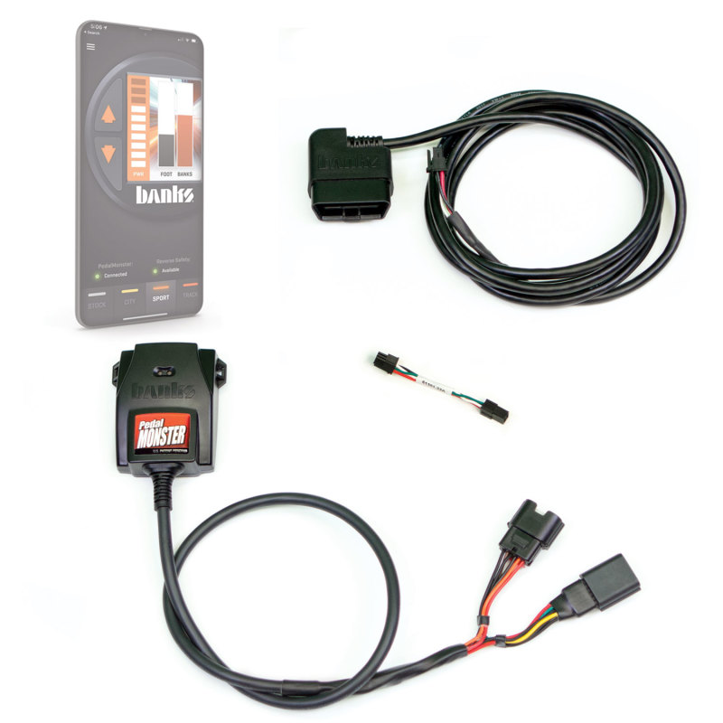 Banks Power Pedal Monster Kit (Stand-Alone) - Molex MX64 - 6 Way - Use w/Phone - 64310