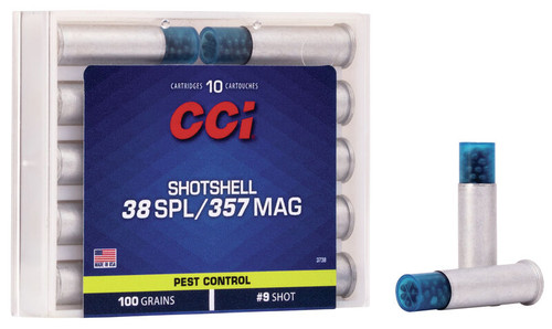 Shotshell - 38 SPL/ 357 MAG - 100 GR - #9 Shot Shotshell - 38 SPL/ 357 MAG - 100 GR - #9 Shot