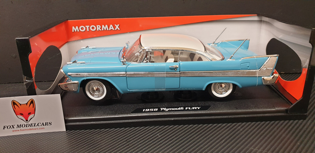 Plymouth Fury 1958 Blue White