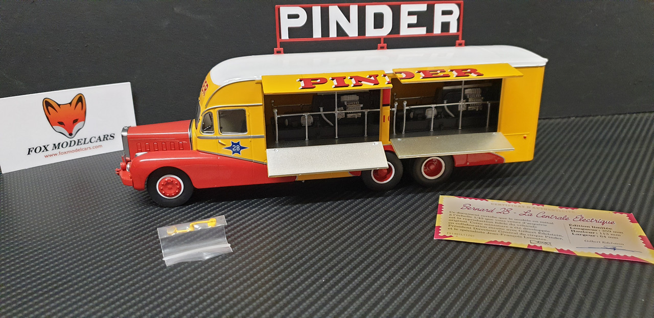 PINDER CIRQUE CAMION BERNARD 28 CENTRALE ELECTRIQUE 1951