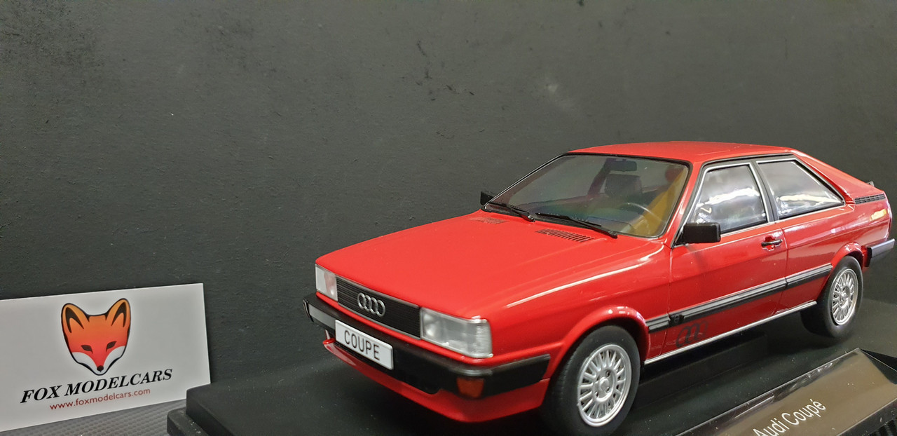Audi Coupé GT 1983, Miniature 1/18 Neuve Par Model Car Group, Couleur Rouge